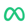 “Green infinity-shaped logo with smooth curved lines on a white background, symbolizing creativity and continuous growth.”